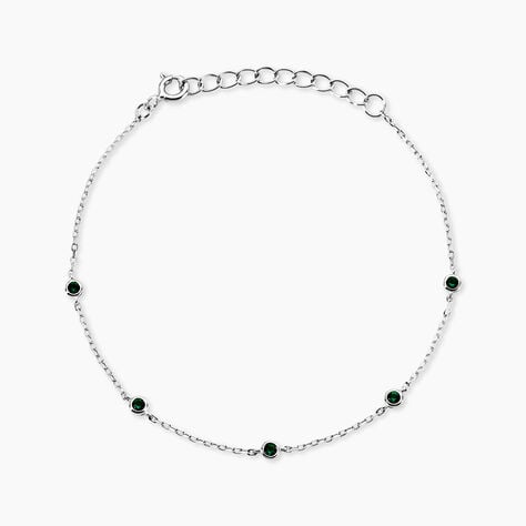 Bracelet Thesee Argent Blanc Spinelle - Bracelets Femme | Histoire d&rsquo;Or