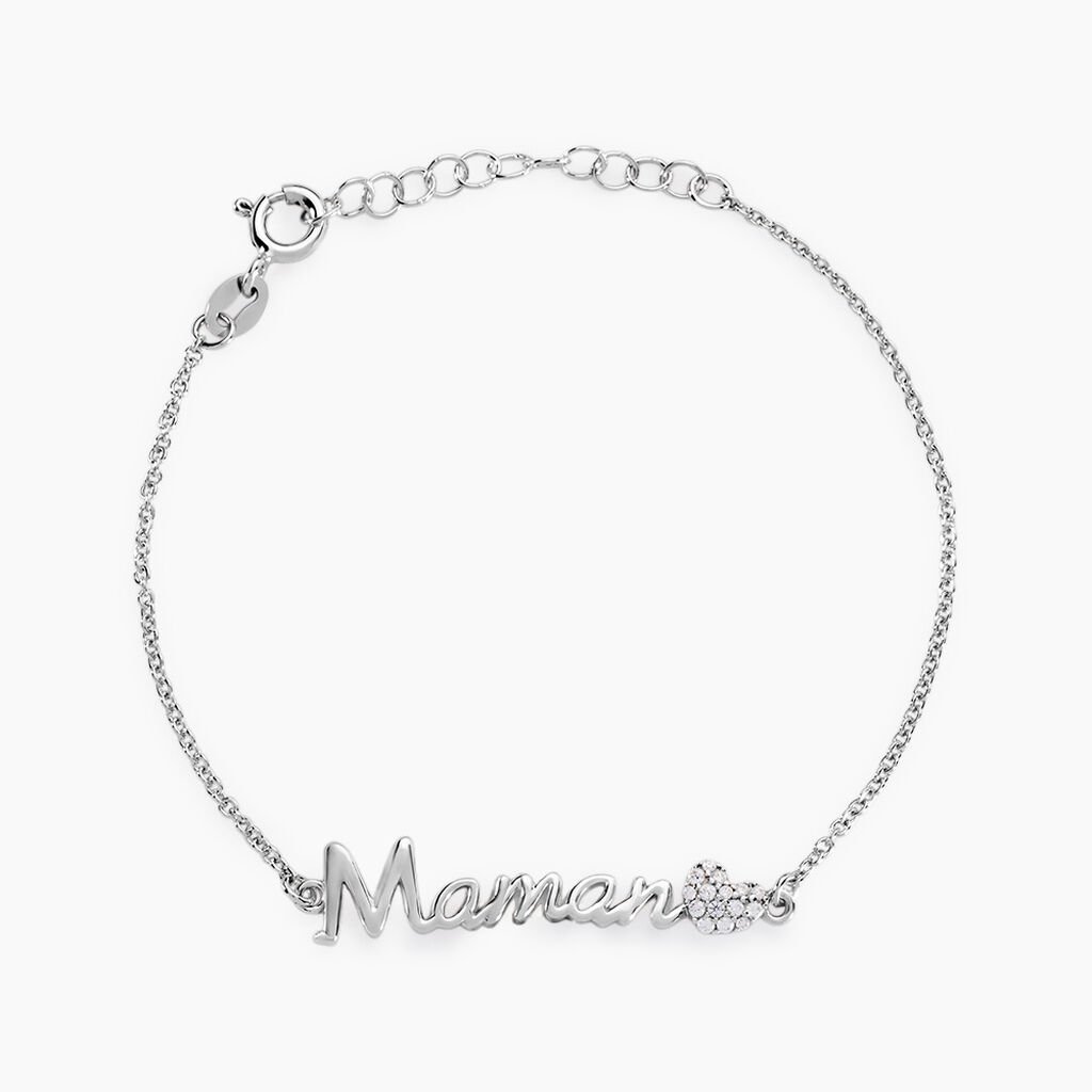 Bracelet Rera Argent Blanc Oxyde De Zirconium - Bracelets Femme | Histoire d’Or