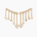 Boucles D'oreilles Pendantes Eclat D'etoile Or Jaune Oxyde - Boucles d'oreilles pendantes Femme | Histoire d&rsquo;Or