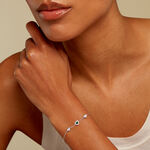 Bracelet Serment D'Argent Argent Blanc Malachite Oxyde De Zirconium - Bracelets Femme | Histoire d&rsquo;Or