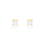 Boucles D'oreilles Puces Victoria Or Jaune Diamant - Clous d'oreilles Femme | Histoire d&rsquo;Or