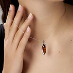 Collier Vyara Argent Blanc Ambre - Colliers Femme | Histoire d&rsquo;Or