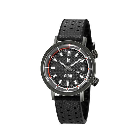 Montre Lip Nautic-ski Noir - Montres Famille | Histoire d’Or