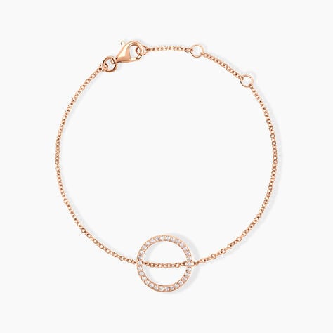 Bracelet Alysone Argent Rose Oxyde De Zirconium - Bracelets Femme | Histoire d’Or