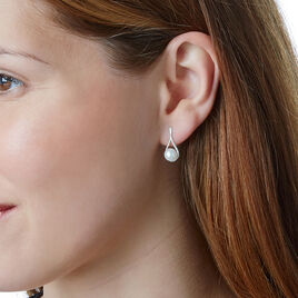 Boucles D'oreilles Puces Elisabeth Or Jaune Diamant Et Saphir - Boucles d'oreilles pendantes Femme | Histoire d’Or