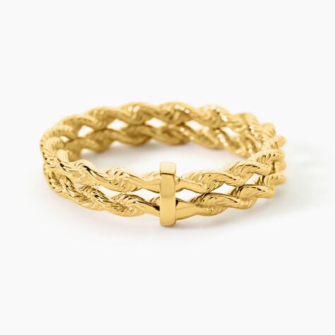 Bague Ambra Acier Jaune - Bagues fantaisie Femme | Histoire d&rsquo;Or