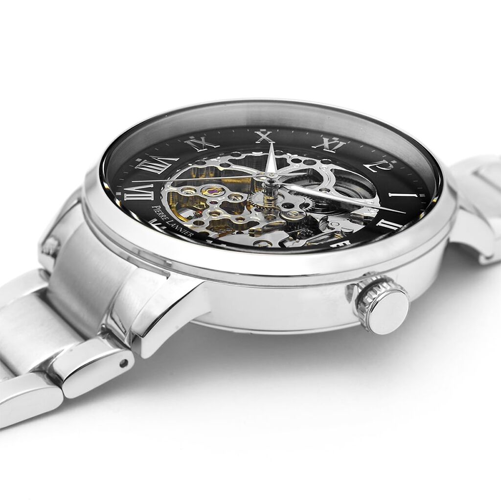 Montre Pierre Lannier Collection Automatique 42 Noir - Montres Homme | Histoire d’Or