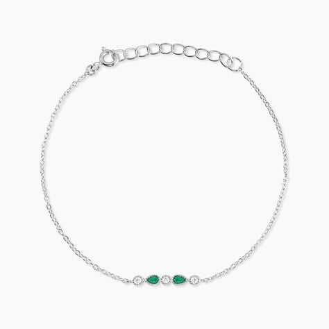 Bracelet Eva Argent Blanc Oxyde De Zirconium - Bracelets Femme | Histoire d&rsquo;Or