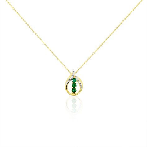 Collier Shahara Or Jaune Emeraude - Colliers Femme | Histoire d’Or