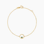 Bracelet Eimhir Or Jaune Emeraude - F&ecirc;te des m&egrave;res Femme | Histoire d&rsquo;Or