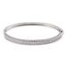 Bracelet Jonc Clélya Argent Blanc Oxyde De Zirconium - Bracelets joncs Femme | Histoire d’Or