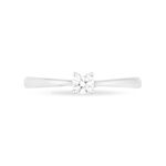 Bague Solitaire Victoria Or Blanc Diamant - Bagues solitaires Femme | Histoire d&rsquo;Or