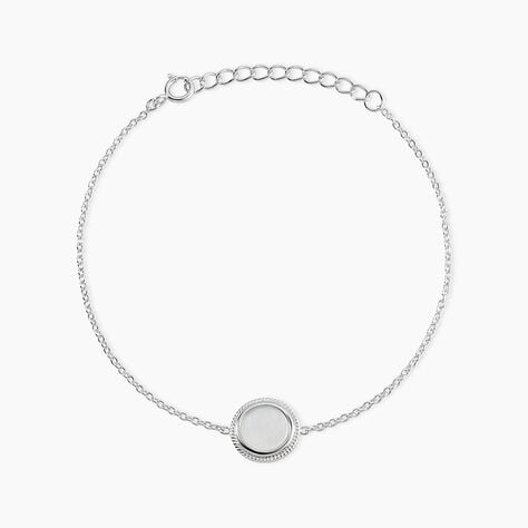 Bracelet Zea Argent Blanc Nacre - Bracelets Femme | Histoire d&rsquo;Or