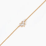 Bracelet Amazonia Plaqu&eacute; Or Jaune Oxyde De Zirconium - Bracelets Femme | Histoire d&rsquo;Or