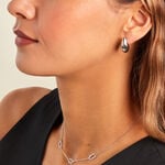 Boucles D'oreilles Puces Cloelie Argent Argent&eacute; - Boucles d'oreilles fantaisie Femme | Histoire d&rsquo;Or
