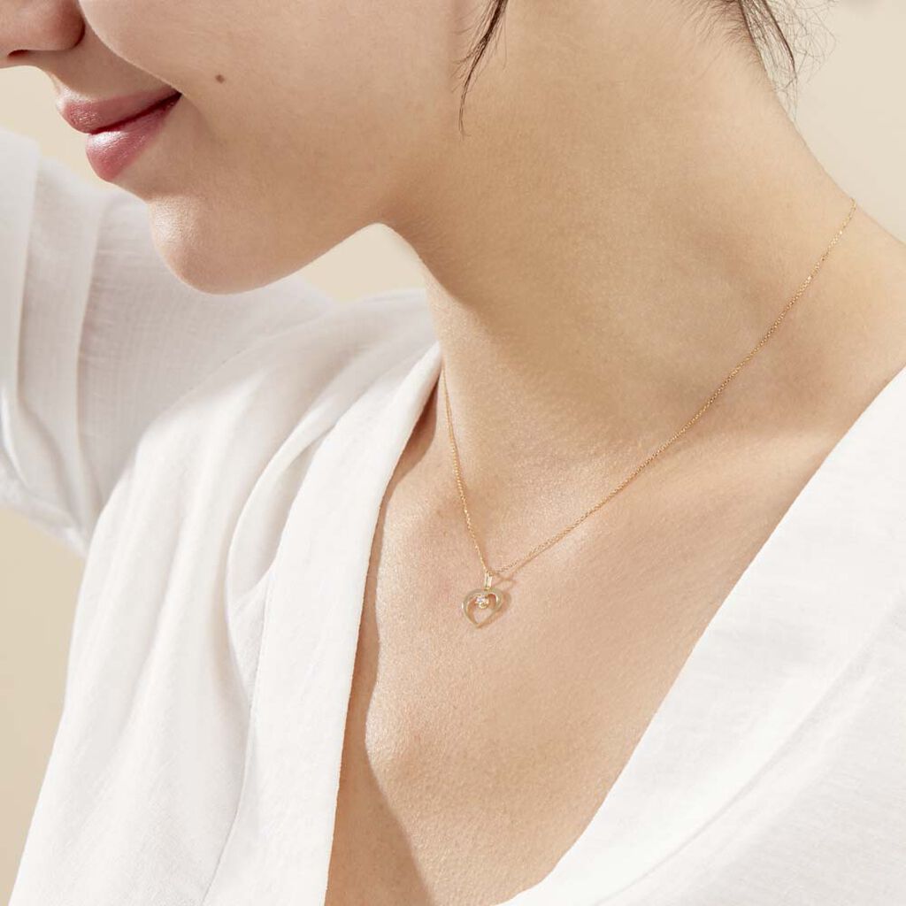 Collier Rohanna Or Jaune Oxyde De Zirconium - Colliers Femme | Histoire d’Or