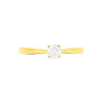 Bague Solitaire Victoria Or Jaune Diamant - Bagues solitaires Femme | Histoire d&rsquo;Or