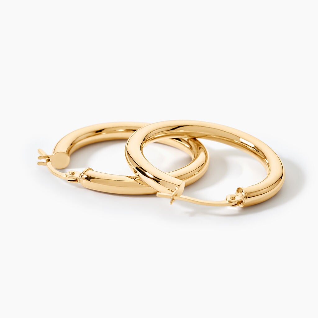 Cr&eacute;oles Ajania Or Jaune - Boucles d'oreilles cr&eacute;oles Femme | Histoire d&rsquo;Or