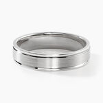 Alliance Patricio Palladium Blanc Ruban - Alliances Unisex | Histoire d&rsquo;Or