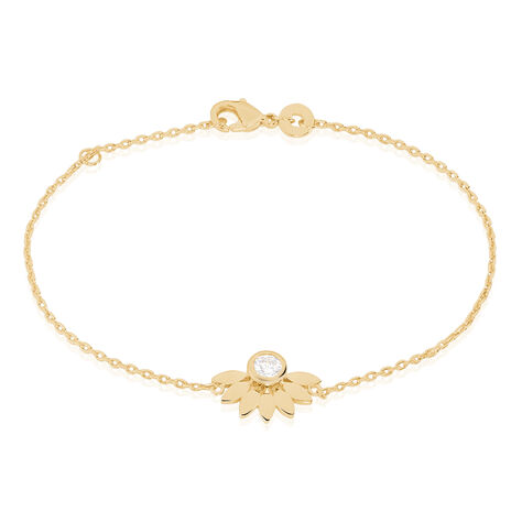 Bracelet Varia Plaqué Or Jaune Oxyde De Zirconium - Bracelets Femme | Histoire d’Or