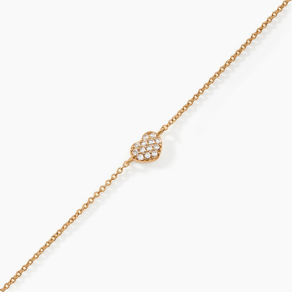 Bracelet Plaqu&eacute; Or Nafissa Oxydes De Zirconium - F&ecirc;te des m&egrave;res Femme | Histoire d&rsquo;Or