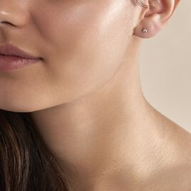 Boucles D'oreilles Puces Victoria Or Jaune Diamant - Clous d'oreilles Famille | Histoire d’Or