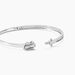 Bracelet Jonc Laurianne Argent Blanc Oxyde De Zirconium - Bracelets joncs Femme | Histoire d’Or