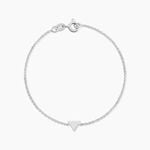 Bracelet Trilia Argent Blanc - Bracelets Femme | Histoire d&rsquo;Or
