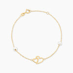 Bracelet Cenzo Or Jaune Perles De Culture - F&ecirc;te des m&egrave;res Femme | Histoire d&rsquo;Or