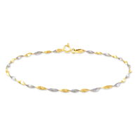 Bracelet Izar Torsadee Or Bicolore