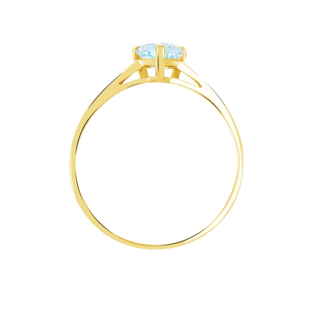 Bague Miyah Or Jaune Topaze - Bagues solitaires Femme | Histoire d&rsquo;Or
