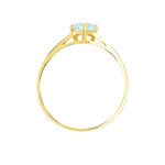 Bague Miyah Or Jaune Topaze - Bagues solitaires Femme | Histoire d&rsquo;Or