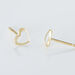 Boucles D'oreilles Puces Anne-maudae Coeurs Or Jaune - Clous d'oreilles Femme | Histoire d’Or