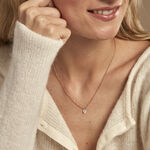 Collier Delma Plaqu&eacute; Or Jaune Oxyde De Zirconium - Colliers fantaisie Femme | Histoire d&rsquo;Or