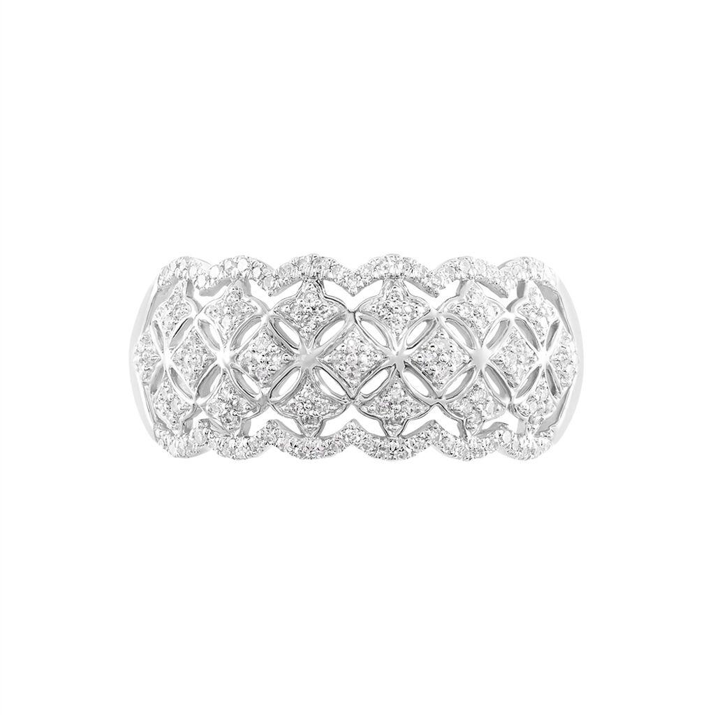 Bague Abbas Or Blanc Diamant - Bagues avec pierre Femme | Histoire d’Or