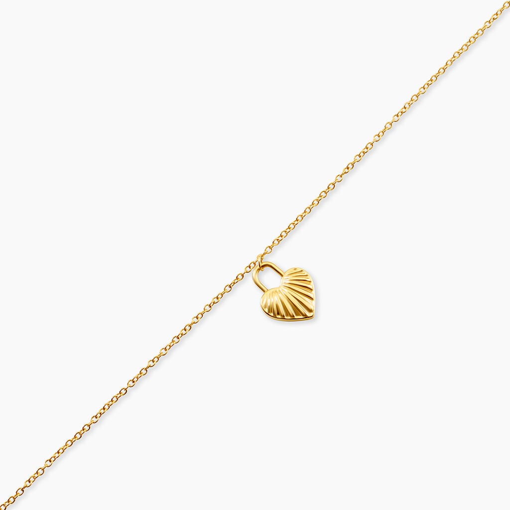 Bracelet Julianna Acier Jaune - Bijoux sans pierre Femme | Histoire d&rsquo;Or