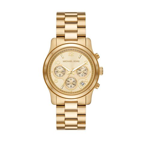 Montre Michael Kors Fossil Runway Dor&eacute; - Montres Femme | Histoire d&rsquo;Or