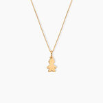 Pendentif Kids Plaque Or Dor&eacute; - Pendentifs Femme | Histoire d&rsquo;Or