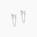 Boucles D'Oreilles Pendantes Manuelita Argent Blanc Oxyde De Zirconium - Boucles d'oreilles fantaisie Femme | Histoire d’Or