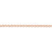 Bracelet Capucin Maille Marine Plate Or Rose - Bracelets chaîne Femme | Histoire d’Or