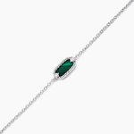 Bracelet Serafine Argent Blanc Malachite Oxyde De Zirconium - Bracelets Femme | Histoire d&rsquo;Or