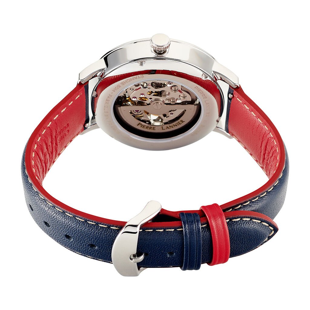 Montre Pierre Lannier Elysee Argenté - Montres Homme | Histoire d’Or