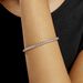 Bracelet Jayna Maille Palmier Or Blanc - Bracelets chaîne Femme | Histoire d’Or