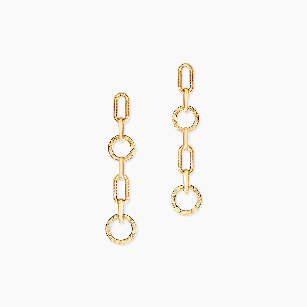 Boucles D'Oreilles Pendantes Ysia Or Jaune - Boucles d'oreilles pendantes Femme | Histoire d&rsquo;Or