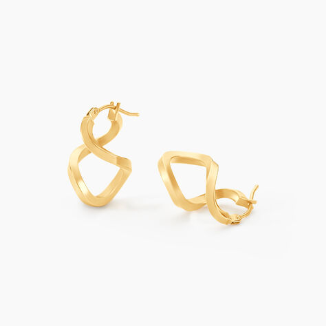 Créoles Helmine Or Jaune - Boucles d'oreilles créoles Femme | Histoire d’Or