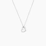 Collier Salona Argent Blanc Oxyde De Zirconium - Colliers fantaisie Femme | Histoire d&rsquo;Or