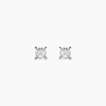 Boucles D'oreilles Puces Diamotion Or Blanc Diamant - Clous d'oreilles Femme | Histoire d&rsquo;Or