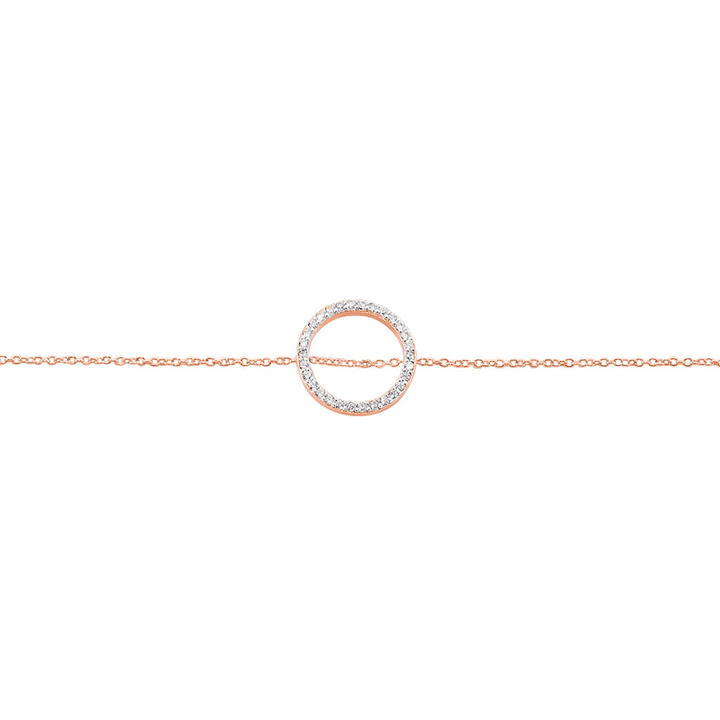 Bracelet Alysone Argent Rose Oxyde De Zirconium - Bracelets Femme | Histoire d’Or