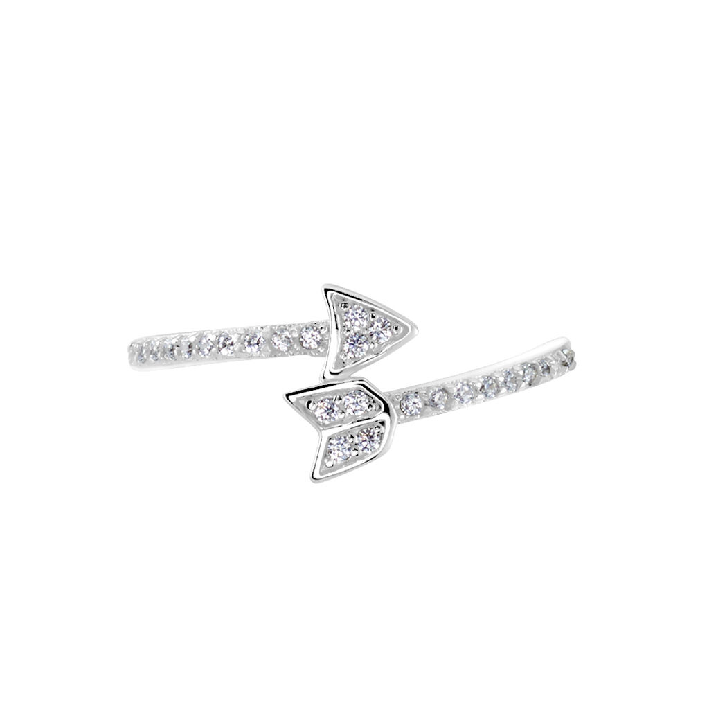 Bague Argent Blanc Caolan Oxydes De Zirconium - Bagues avec pierre Femme | Histoire d’Or
