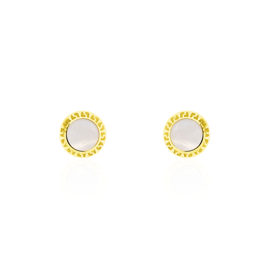 Boucles D'oreilles Puces Himelinda Or Jaune - Clous d'oreilles Femme | Histoire d’Or